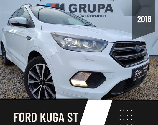 ford zachodniopomorskie Ford Kuga cena 82999 przebieg: 81000, rok produkcji 2018 z Ostrołęka